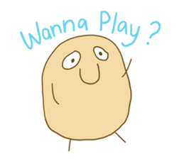 Potato Friends Yuu & Mai sticker #9005585