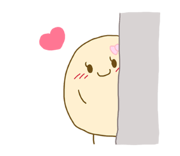 Potato Friends Yuu & Mai sticker #9005587