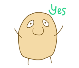 Potato Friends Yuu & Mai sticker #9005588