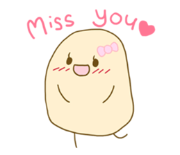 Potato Friends Yuu & Mai sticker #9005591