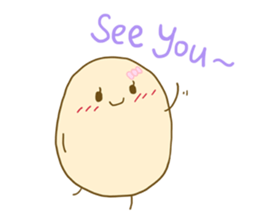 Potato Friends Yuu & Mai sticker #9005599