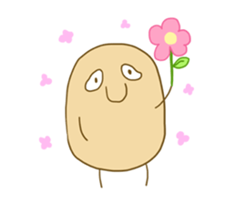 Potato Friends Yuu & Mai sticker #9005612