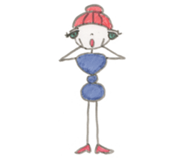 Miss ant sticker #9005829