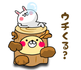 Rabbit and piyo2 sticker #9005968