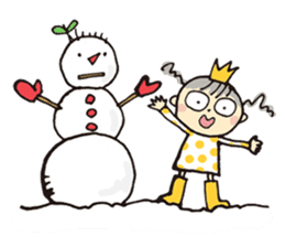 Cocoa princess winter sticker #9006340