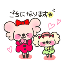 candychan and macaronchan sticker #9006834