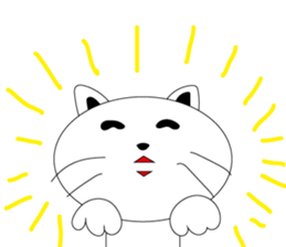 kokeshi cat sticker #9006977