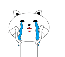 kokeshi cat sticker #9006981