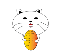 kokeshi cat sticker #9007014