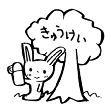 kawaii Rabbit and squirrel kawaii sticker #9007336