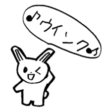 kawaii Rabbit and squirrel kawaii sticker #9007343