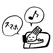 kawaii Rabbit and squirrel kawaii sticker #9007348