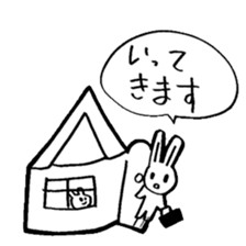 kawaii Rabbit and squirrel kawaii sticker #9007359