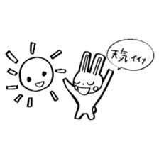 kawaii Rabbit and squirrel kawaii sticker #9007365