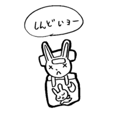 kawaii Rabbit and squirrel kawaii sticker #9007372