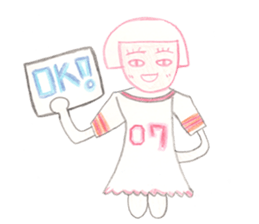 Joy girl's Bizarre Adventure sticker #9007421