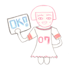 Joy girl's Bizarre Adventure sticker #9007421