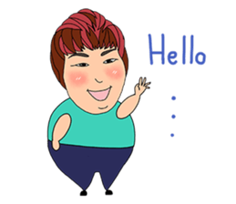 Eye contact V.1 sticker #9007936