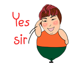 Eye contact V.1 sticker #9007940