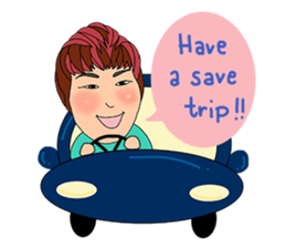 Eye contact V.1 sticker #9007951