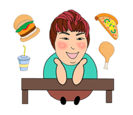 Eye contact V.1 sticker #9007969