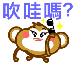 Monkeys (work day) sticker #9008096