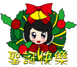 Popular funny cute:Donna&berry Christmas sticker #9008260