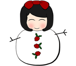 Popular funny cute:Donna&berry Christmas sticker #9008265