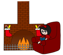 Popular funny cute:Donna&berry Christmas sticker #9008284