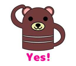 Is this a clay image of the animals? sticker #9008416