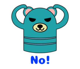 Is this a clay image of the animals? sticker #9008418