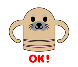 Is this a clay image of the animals? sticker #9008421