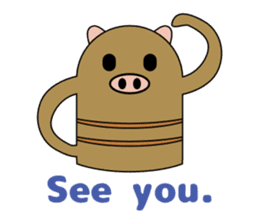 Is this a clay image of the animals? sticker #9008433