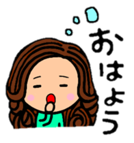 Yurufuwa girl!!The hair style series. sticker #9008498