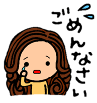 Yurufuwa girl!!The hair style series. sticker #9008502