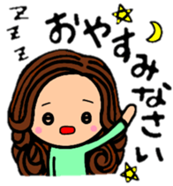 Yurufuwa girl!!The hair style series. sticker #9008507