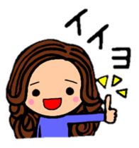 Yurufuwa girl!!The hair style series. sticker #9008509