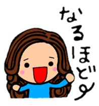 Yurufuwa girl!!The hair style series. sticker #9008515