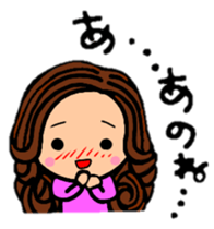 Yurufuwa girl!!The hair style series. sticker #9008520