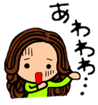 Yurufuwa girl!!The hair style series. sticker #9008523