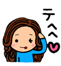 Yurufuwa girl!!The hair style series. sticker #9008528