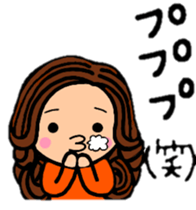 Yurufuwa girl!!The hair style series. sticker #9008529