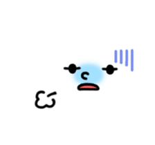 HOKKORI face Sticker sticker #9008878