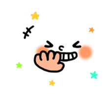 HOKKORI face Sticker sticker #9008884