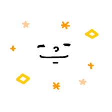 HOKKORI face Sticker sticker #9008892