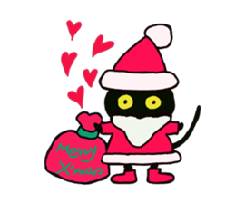 Black Cat and fellow polite language sticker #9009408