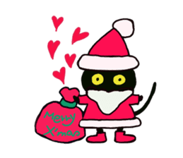 Black Cat and fellow polite language sticker #9009408