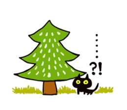 Black Cat and fellow polite language sticker #9009414