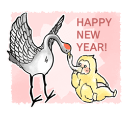 Monkey New year Sticker sticker #9009465