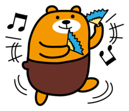 Lian-jiang the Liu-Lang Bear sticker #9009592